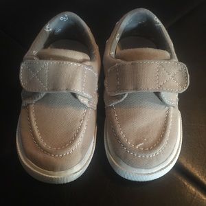 Boys Toddler Size 7 - Beige Boat/Tennis Shoe